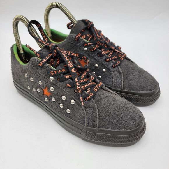 Converse X Come Tees One Star Ox Size 7 Womens Black Orange Shoes Sneakers - Picture 1 of 13